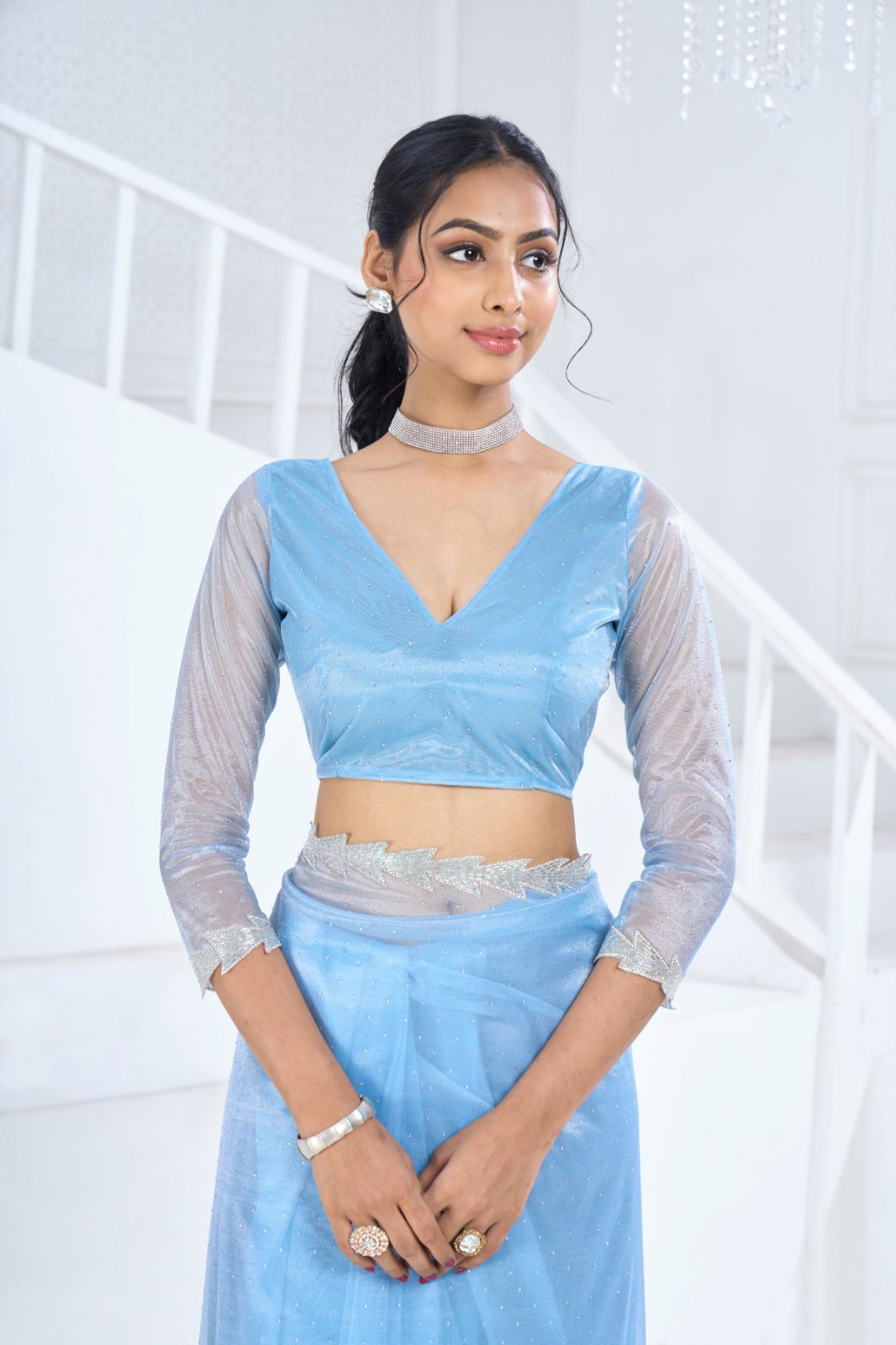 Mehek 797 A TO E Soft Organza Party Wear Saree Surat Wholesale Market
